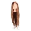 Long Hair Mannequin Head Light Brown Hairdresser Practice Training Head Cosmetology Manikin Doll