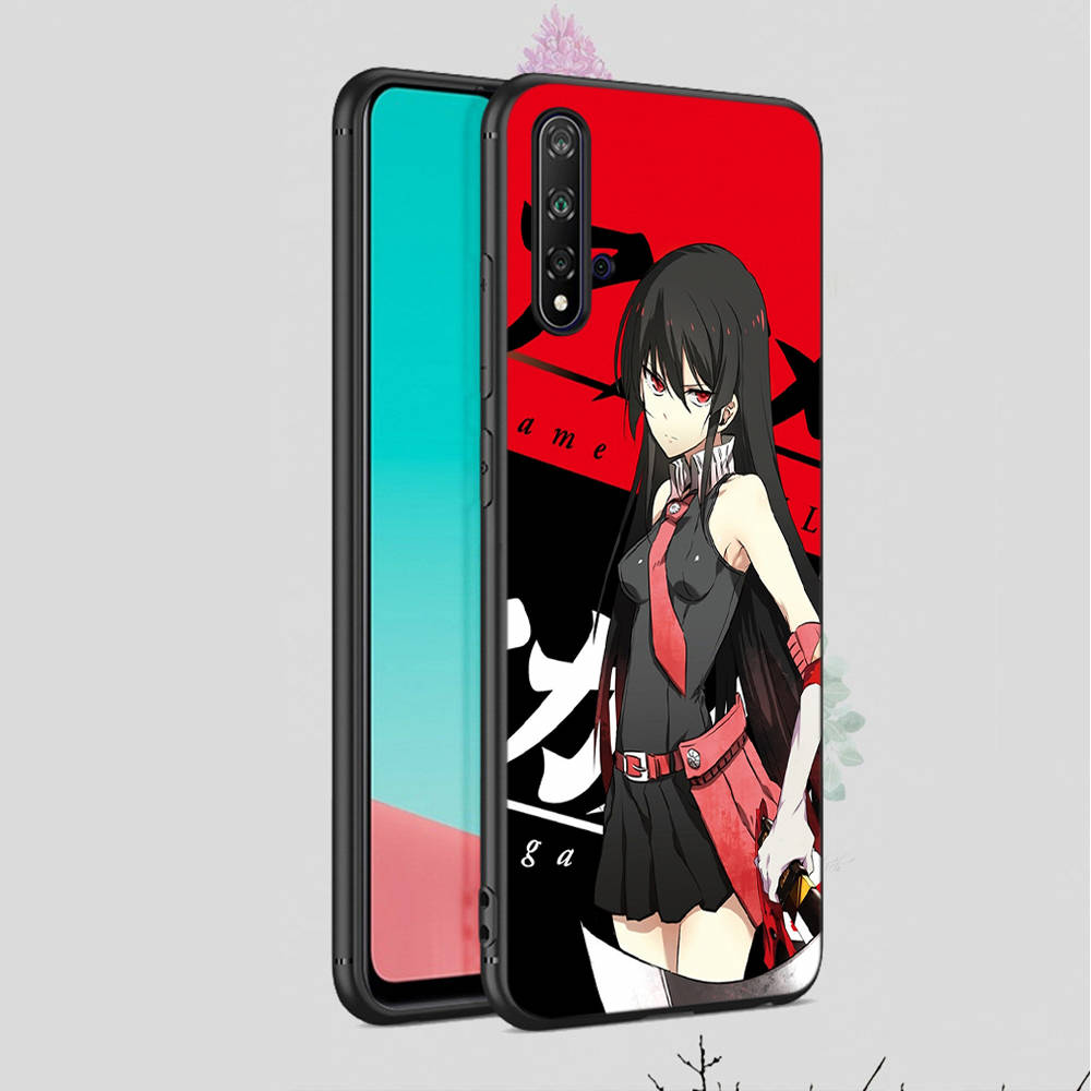 Чехол DT50 Akame Ga Kill для Xiaomi Poco X6 X4 M5 M6 F5 F6 C65 C55 C50 C51 C40 Redmi Note 7 8 14C A3X 13C 12C 11 10A 9C Pro, черный мягкий чехол