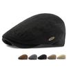 Мужская шляпа осень-зима вельветовый берет британский винтажный кепка Forward Cap женская шляпа художника