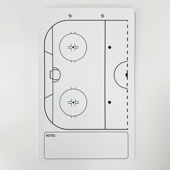 Доска для записей тренеров, доска для сухого стирания, двусторонняя белая доска для хоккея