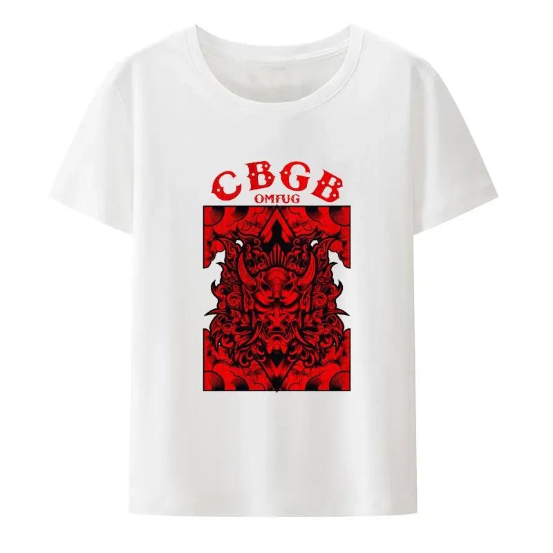 Футболка хипстера Underground Punk Rock Concert, хип-хоп, уличная мода, крутые топы, футболка CBGB OMFUG Liberty Skeleton, черно-белая с принтом