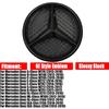 Logo Star Badge Car Front Grill LED Emblem Light For Mercedes Benz A B C E S CLA  GLA ML GL W205 W117 W176 W212 W207