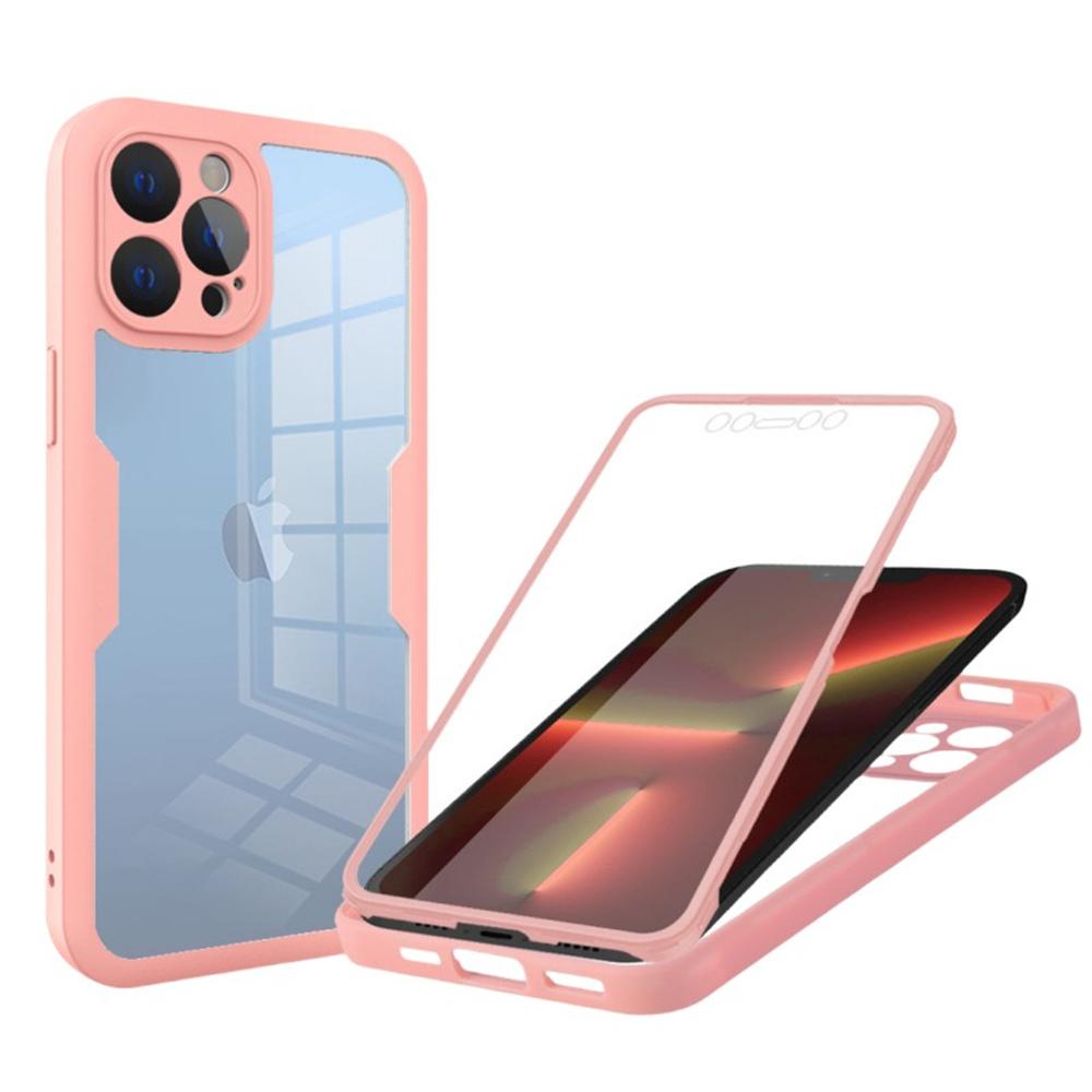Роскошный чехол с полной защитой 360° для iPhone 16 15 14 Plus 13 12 Pro Max Двусторонний мягкий чехол для iPhone 11 X XR XS Max