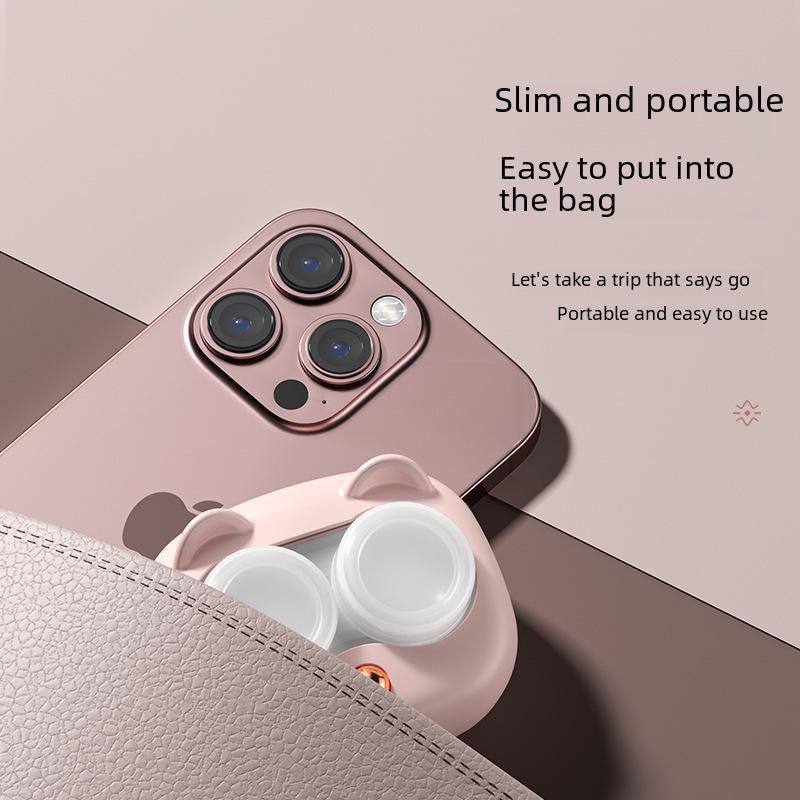 Портативный электрический очиститель для контактных линз: Автоматический трансграничный бокс для очистки косметических линз