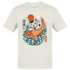 Lucky Black Maneki Neko Koi Fish Men's T-shirt