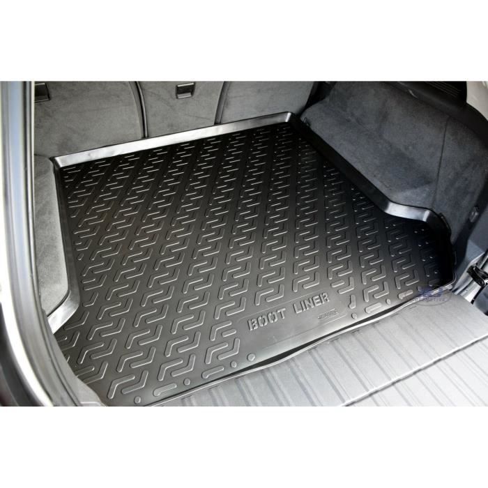 Tapis De Coffre Caoutchouc Premium - J&J AUTOMOTIVE - Volvo XC90 2003-2015 - Noir - Sur Mesure - Protection Eau