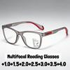 Мужские Бизнес Прогрессивные Мультифокальные Очки для Пресбиопии Унисекс с Защитой от Синего Света Прогрессивные Очки для Чтения с Обзором Дальнего и Близкого Расстояния