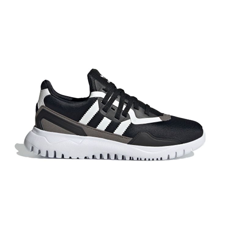 adidas Flex J Core Black Grey Детские кроссовки Cloud-White Grey-Four FX5323