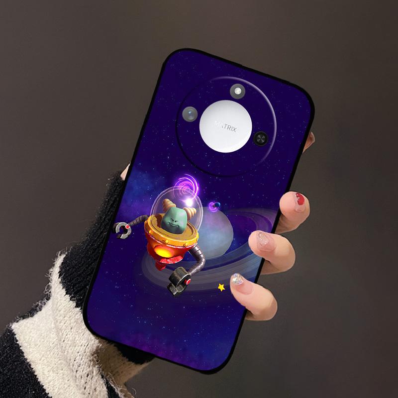 Luxury Cartoon Case For Honor X60 Soft TPU Silicone Phone Back Cover For Huawei Honor X60 BRC-AN00 Shockproof Bumper Phone Bags