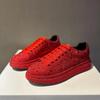 Новые мужские красные стразы с узором All Match Brand Shoes повседневные туфли на плоской подошве мокасины спортивные прогулочные кроссовки Zapatos Hombre