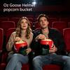Aviation-Inspired Helmet Shaped Popcorn Bucket with Removable Visor and Detailed Printed Graphics for Collectors and Fans