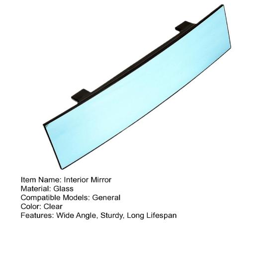 Широкоугольное зеркало заднего вида повышает безопасность вождения. Прочное и долговечное эффективное внутреннее зеркало.