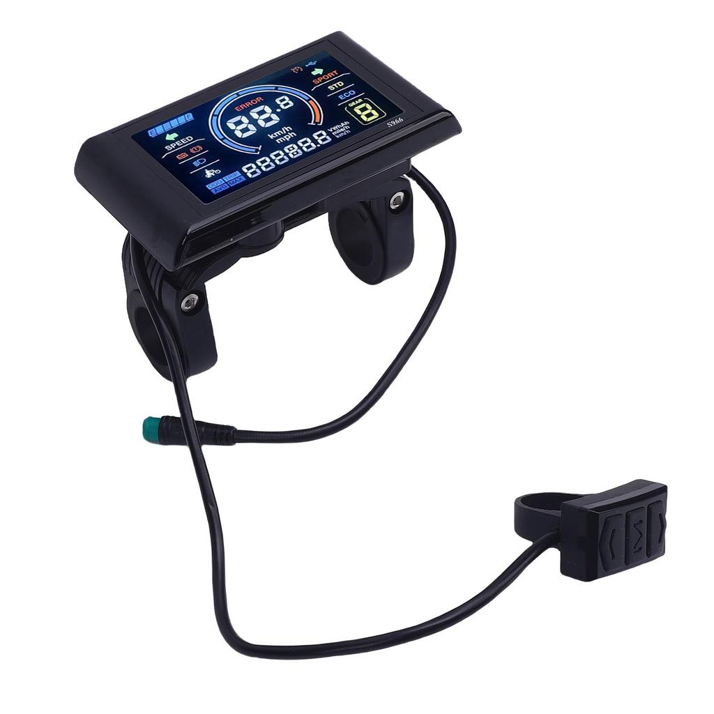 Electric Bike LCD Display with NFC Function Waterproofing Connector High Definition LCD Screen