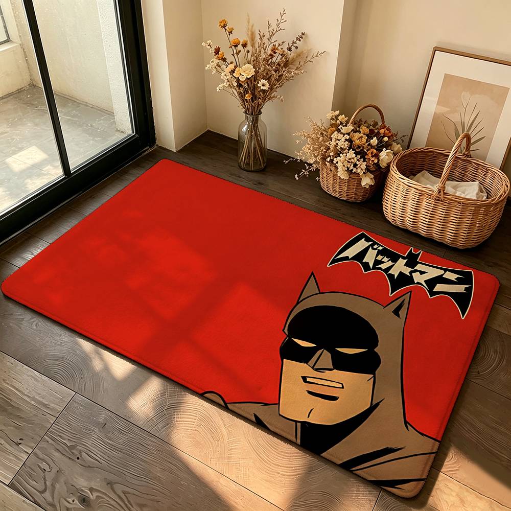 Классический Коврик B-БэтменS Ванная Противоскользящий Коврик Коврик для Двери Домашний Декоративный Коврик Коврик для Входной Двери Устойчивый к Царапинам Коврик для Двери
