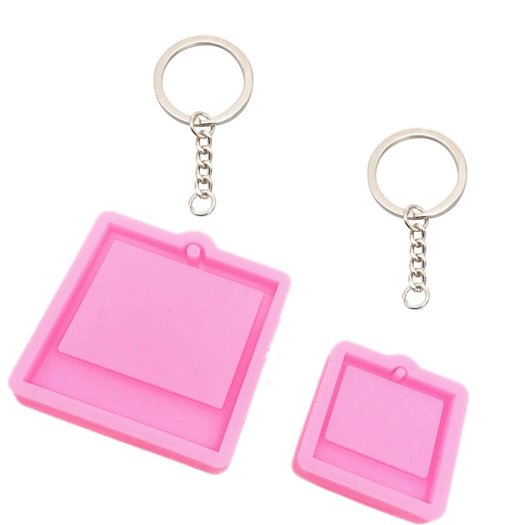 4 шт./компл. фоторамка брелок эпоксидная смола форма серьги кулон силиконовая форма полимерная глина ювелирные изделия ожерелье форма DIY смола ремесла