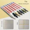 5pcs-Ceramic Tile Bathroom Wall Floor Tile Gap Color Repair Anti-mildew Waterproof Whiteboard Color Repair Pen