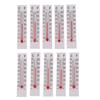 10 Pcs 5Cmx1.1Cm Miniature Paper Cardboard Thermometer Indoor -20-50 Celsius