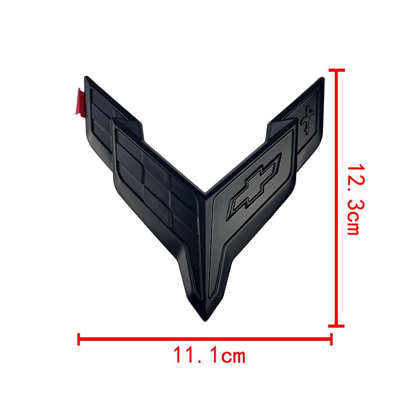 3D ABS Автомобильный Значок Для Chevrolet Corvette C5 C6 C7 C8 Задний Багажник Передний Капот Наклейка Заменяющий Значок Внешнее Украшение