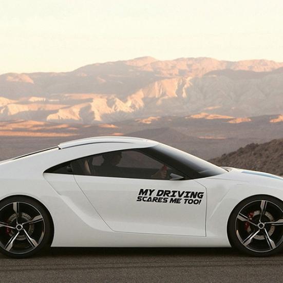 Универсальная забавная наклейка «Моя я тоже» пугает окно автомобиля виниловая наклейка с буквами