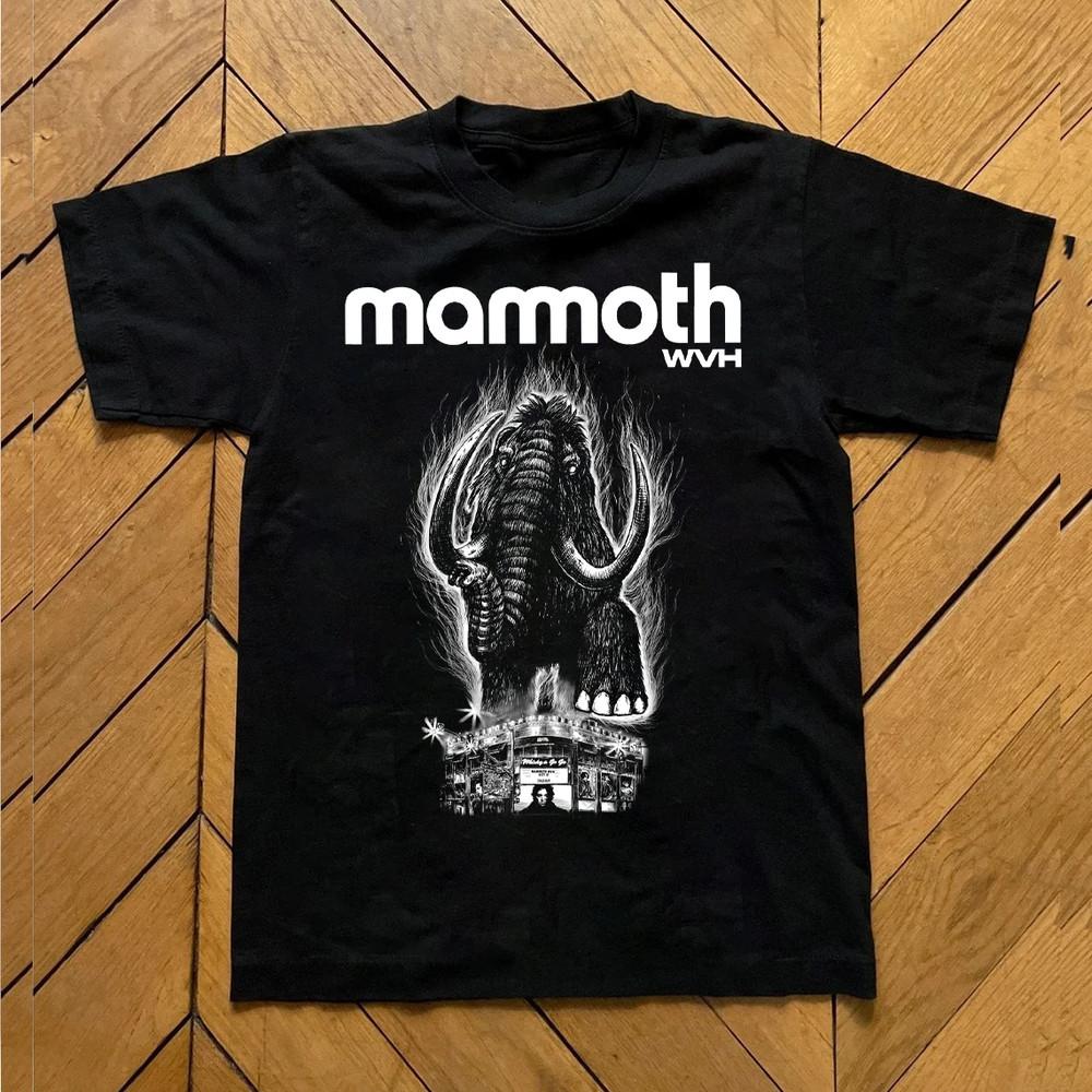 Коллекция плакатов группы Mammoth WVH Подарок для фаната Размеры от S до 5XL Футболка GC2433 Унисекс Футболка