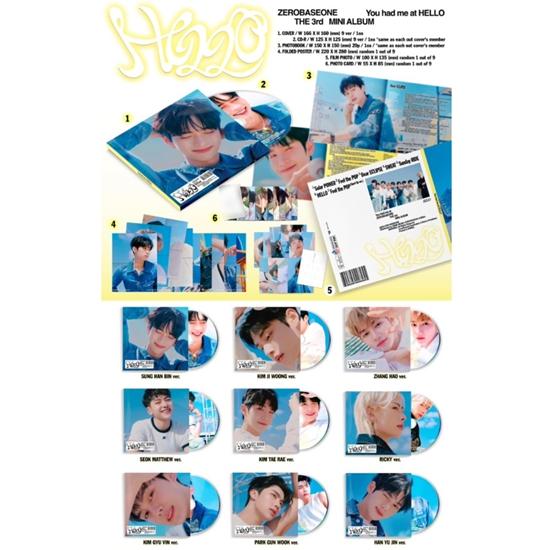 ZEROBASEONE - mini 3rd [Ты меня покорил HELLO] [DIGIPACK версия] Случайный