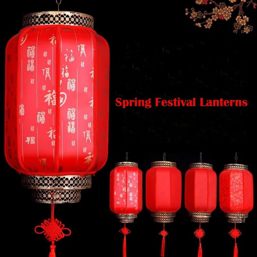 Thickened New Year's Lantern Antiqued Red Lantern Chinese New Year Decoration