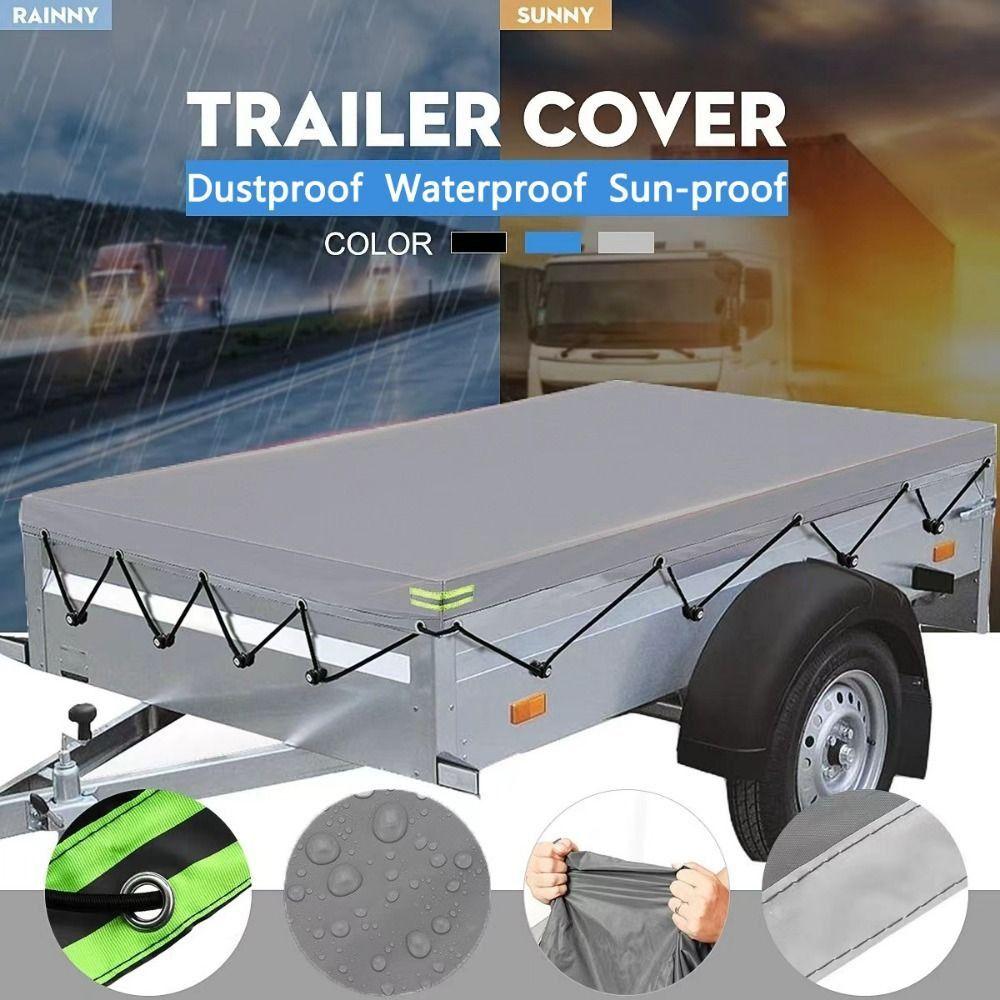 420D Oxford Truck Canopy Universal Trailer Tarp Durable Trailer Protective Cover Trailer Supplies