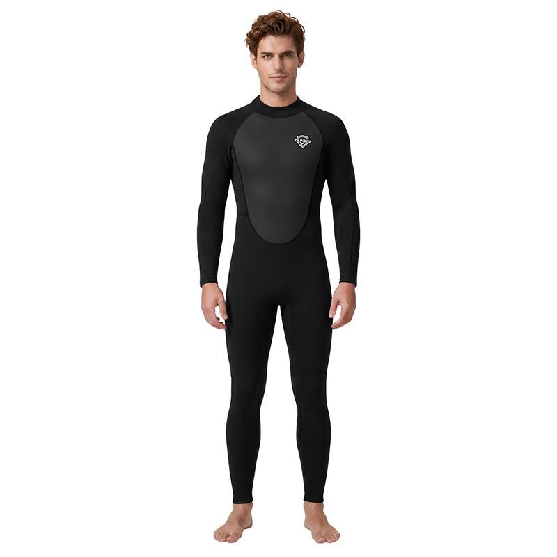 3mm Neoprene Wetsuit Women Men Full Body Long Sleeve Warm Surfing Snorkeling Diving Suit