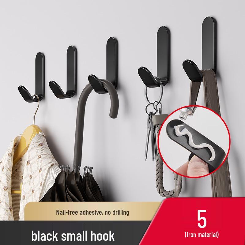 Клейкий металлический крючок для одежды и шляп для ванной комнаты и дверей