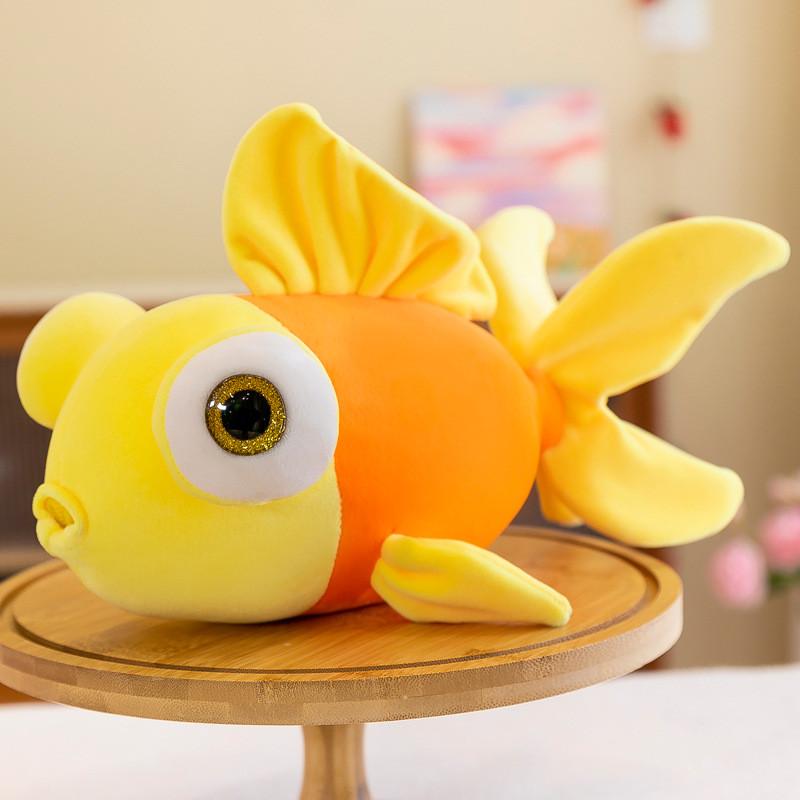Goldfish Bubble Large Carp Plush Toy Cute Cartoon Girl Decoration Gift Doll