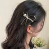 Electroplate Bowknot Hair Clip Metal Hair Clip Korean Hairpin Female Side Clip Cute Hair Decors Women Fashion Barrettes