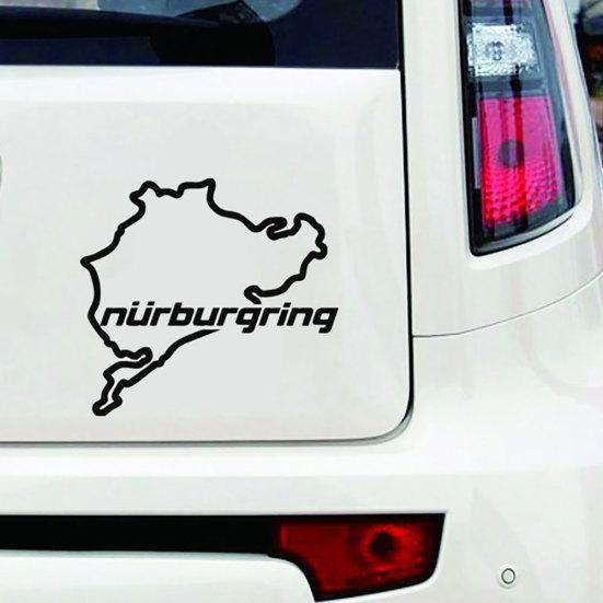Карта Нюрбургринга, забавный автомобиль, грузовик, светоотражающие наклейки, украшение