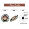 30cm Diameter Glass Wall Clock that Undergoes Stringent Final Inspection