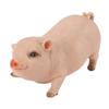 Садовая статуя свиньи 26 см Изысканная Реалистичная Милая Свинья Полистоновая Фигурка для Уличного Внутреннего Декора Розовая