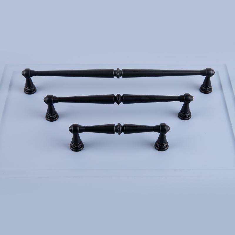 Ручки Ferro Fiori Zamak из латуни для кухни и шкафа, ручки из античного серебра, золота и черной бронзы для шкафа и ящика