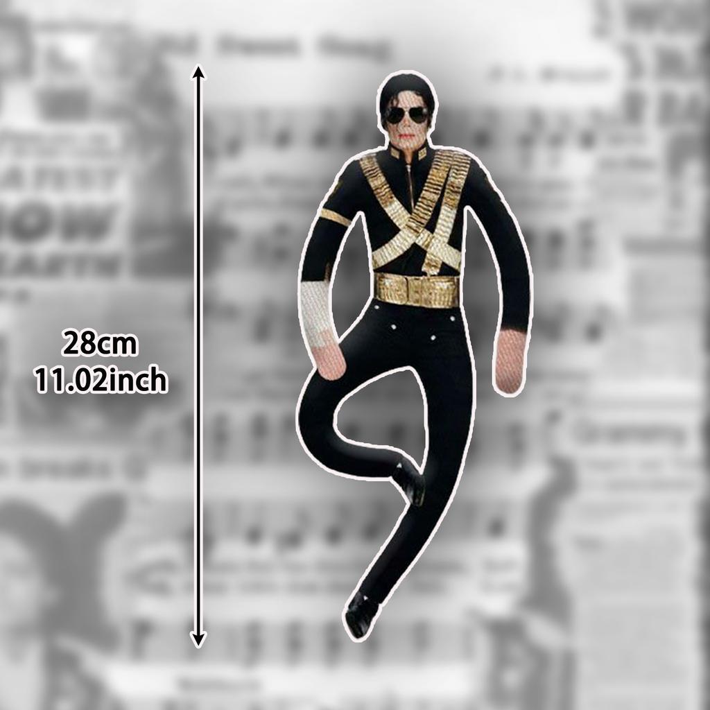 Treasuringu Michael Jackson Cosplay Prop Plush Doll Abstract Plushie Joint Mobility Adjustable Poses Stuffed Toy Fans Gifts