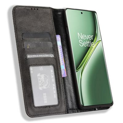Для OnePlus Ace 3 Pro 5G Чехол-кошелек Противоударный Ретро PU кожаный чехол для телефона