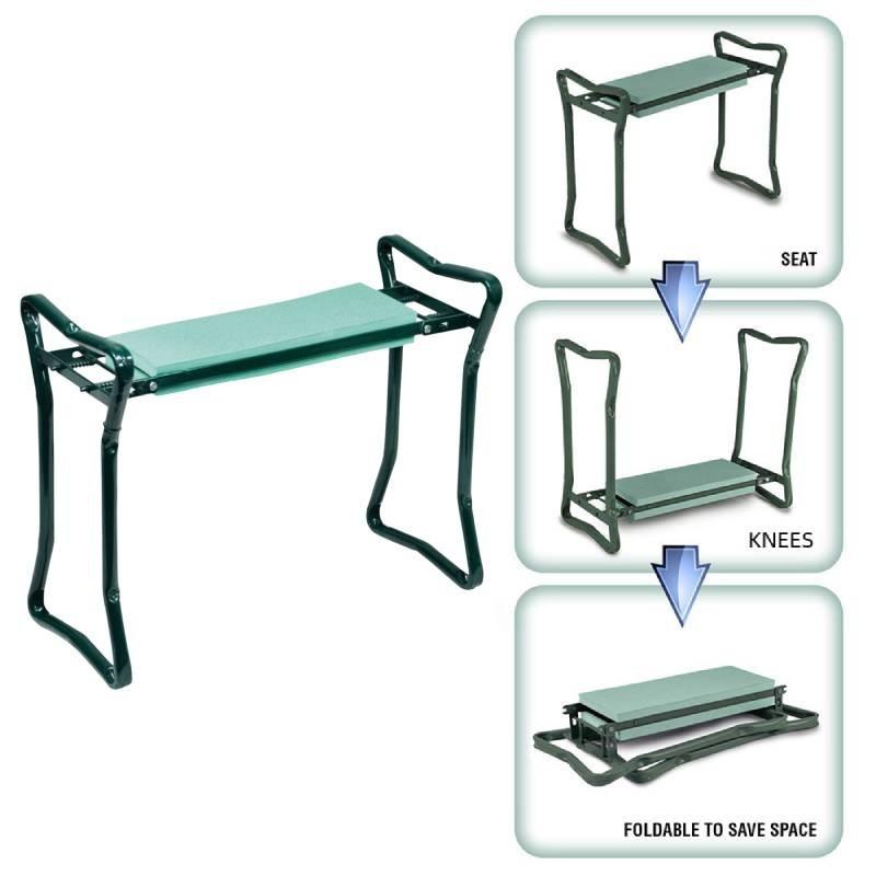 Прочный садовый наколенник складной стул двойного назначения для сидения и коленопреклонения