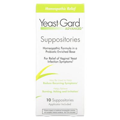 Суппозитории Yeast Gard Advanced, 10 суппозиториев