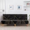 New Style Folding Sofa Bed Cover Sofa Covers Spandex Stretchdouble Seat Cover Slipcovers for Living Room Geometric Print