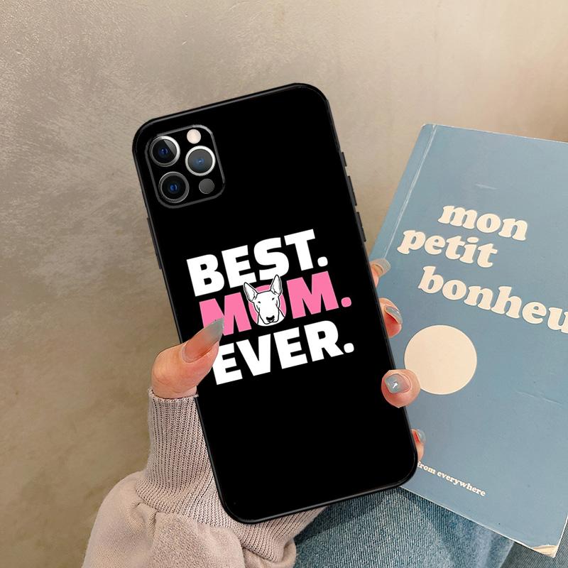 English Bull Terrier Dog Case For iPhone 17 Air 13 16 15 11 12 14 Pro Max 13 mini XR 15 16 Plus 16e Back Cover Shell
