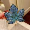 Women Maple Leaf Brooch Temperament Elegant Exquisite Party Jewelry Female Brooch Pin Sweater Accessories Gifts