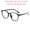 0 -0.5 -0.75 To -6.0 Polygon Nearsighted Glasses For Women Blue Light Blocking Student Shortsighted Prescription Eyeglasses