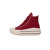All Star Move Comfortable Versatile Durable Mid-Top Skate Shoes Women Sneakers Red A12586C