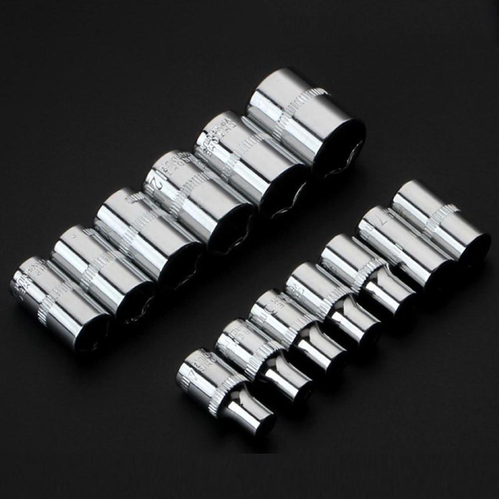 Socket Hexagons Sleeve Home 1/4in 4-14mm Double End