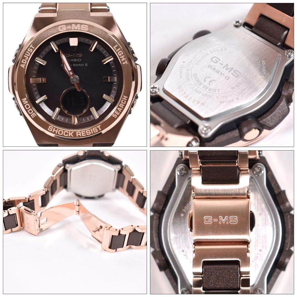 Casio Солнечные Часы Розовые Baby-G G-MS Радиоуправляемые MSG-W200CG-5AJF Женские