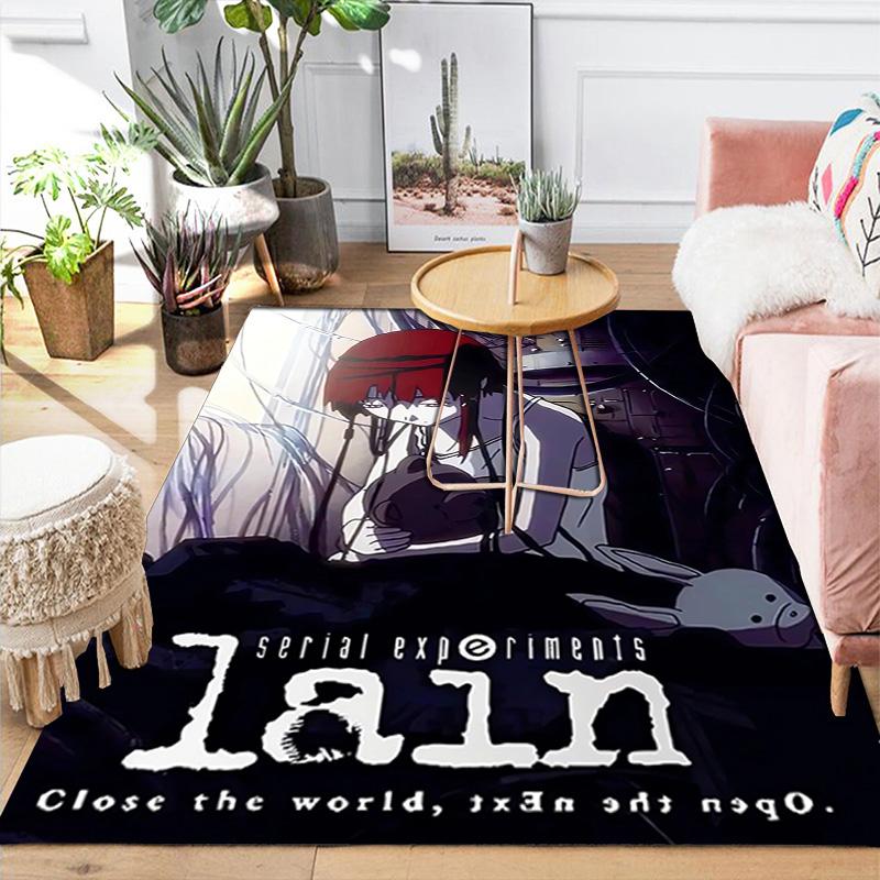 Lain Rug Floor Mat for Living Room or Bedroom Soft and Comfortable Carpet a Gift for Birthday and Holiday.SFF0917487