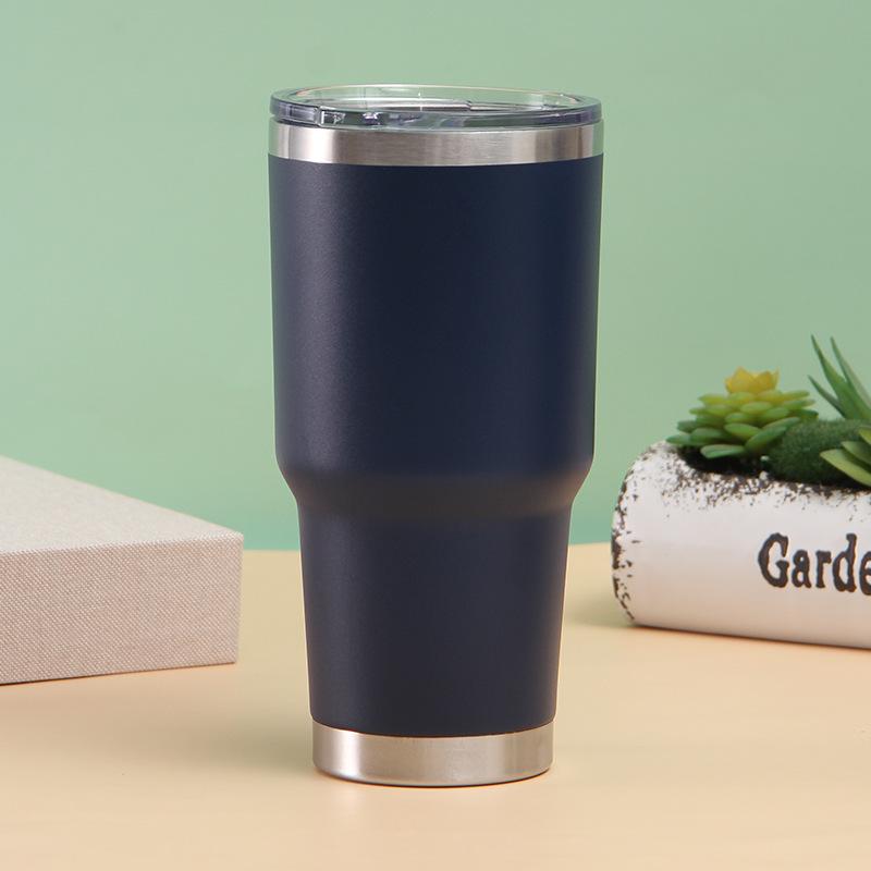 Автомобильная кружка из нержавеющей стали с двойной вакуумной изоляцией, кружка для холодного пива, автомобильная портативная кружка для льда.