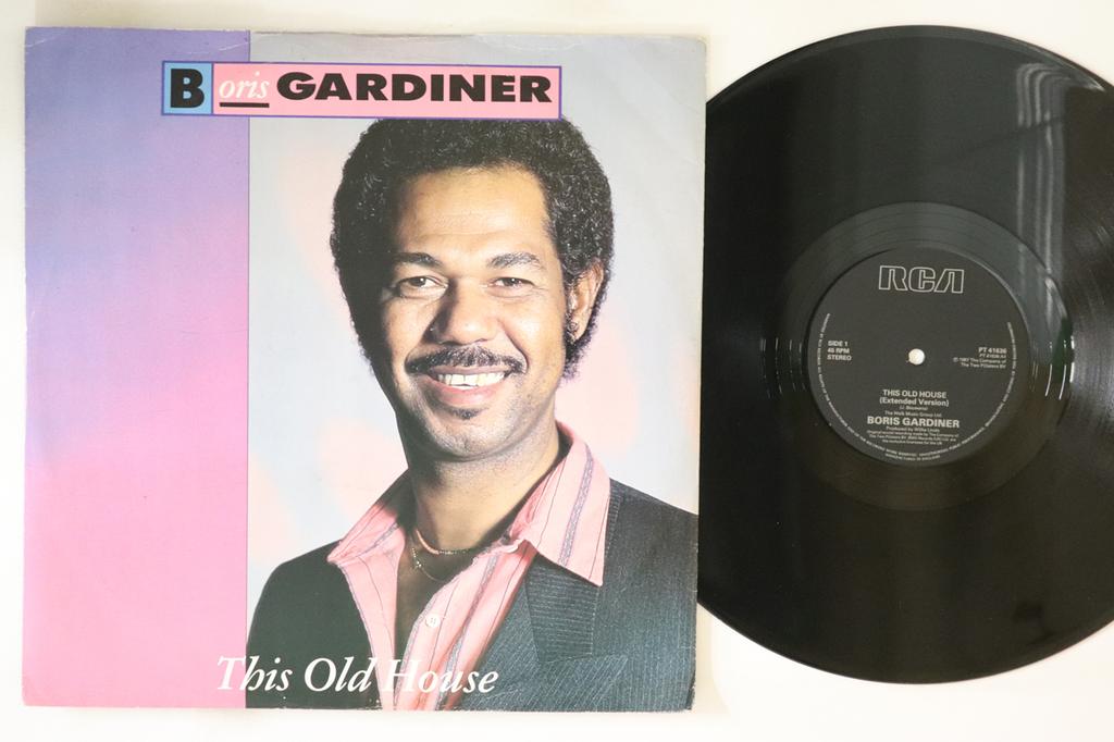 12inch Record BORIS GARDINER - This Old House PT41636 RCA 1987 UK Reggae, Ska & Dub Used