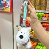 Kawali West Highland Terrier Plush Puppy Doll Bag Keychains Pendant Car Decoration Creative Cute Kids Birthday Gift For Girls